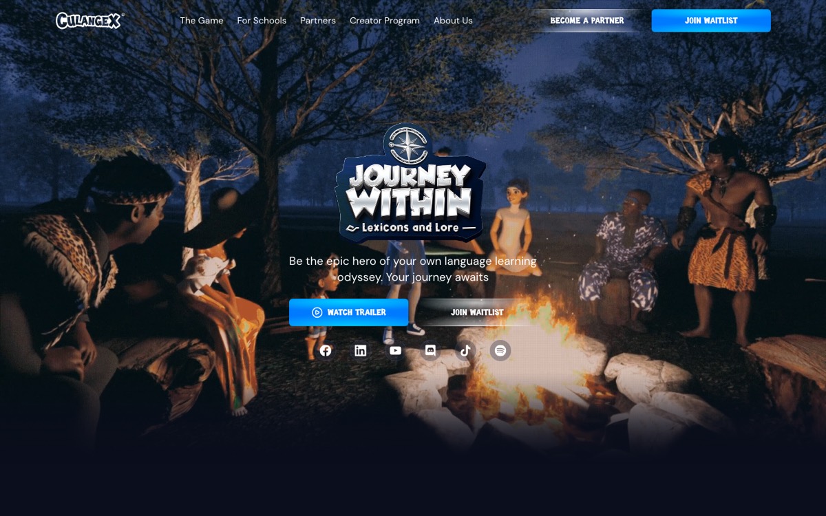 Homepage of CulangeX